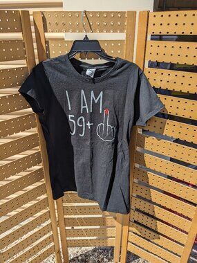Port & Company "I AM 59+1" Short Sleeve Tee Sz M